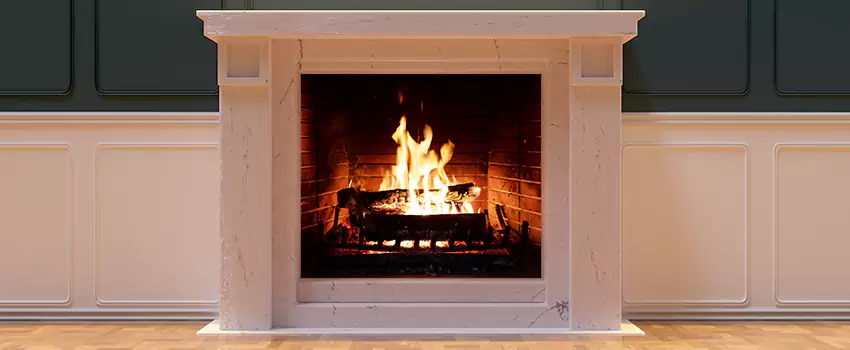 Decorative Electric Fireplace Installation in Hialeah, Florida