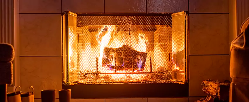 Mendota Hearth Landscape Fireplace Installation in Hialeah, Florida