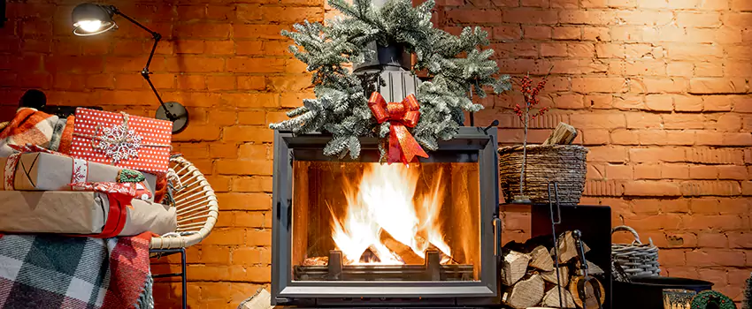 Travis Industries Linear Gas Fireplace Installation in Hialeah, Florida