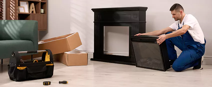 Old Rusted Metal Fireplace Repair And Replacement in Hialeah, FL
